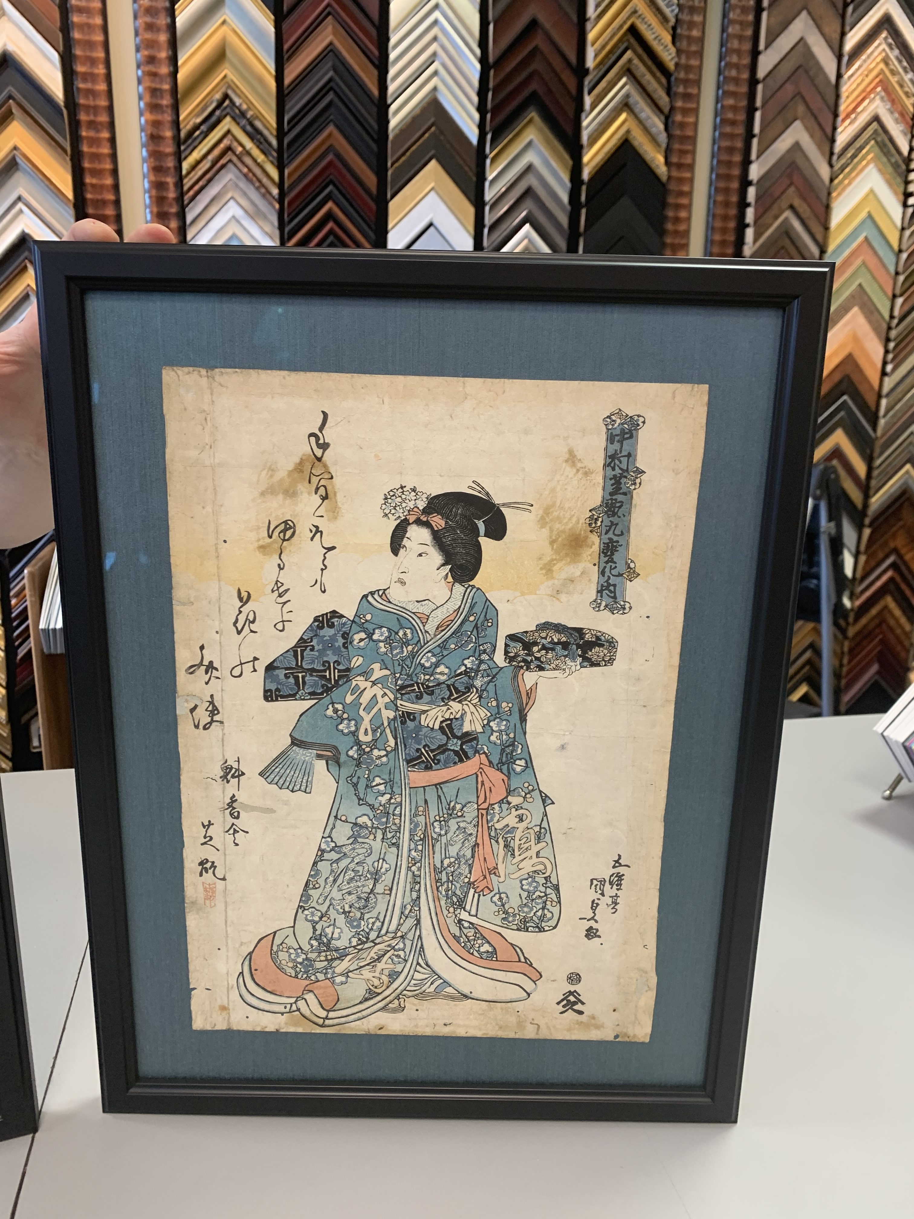 wood block blue silk mat (3)