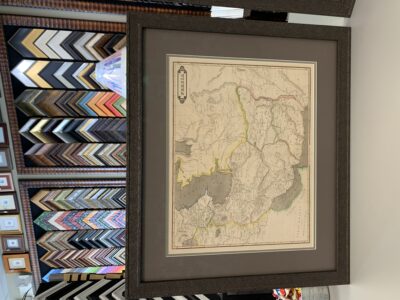 antique map of Persia