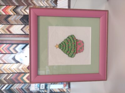 Cross Stitch mini cupcake