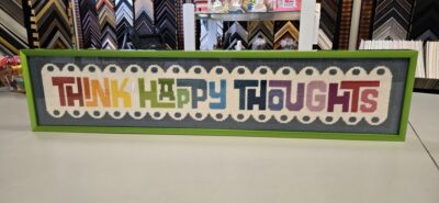 Needlepoint Happy Thoughts