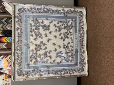 Silk scarf butterfly